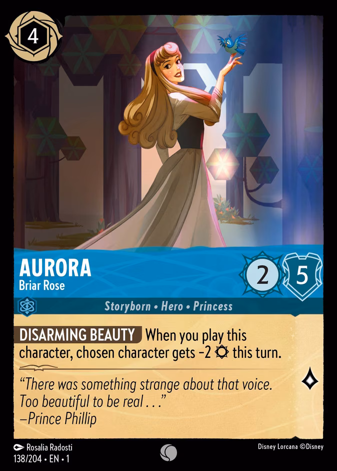 Aurora - Briar Rose Lorcana card (138/204, The First Chapter)