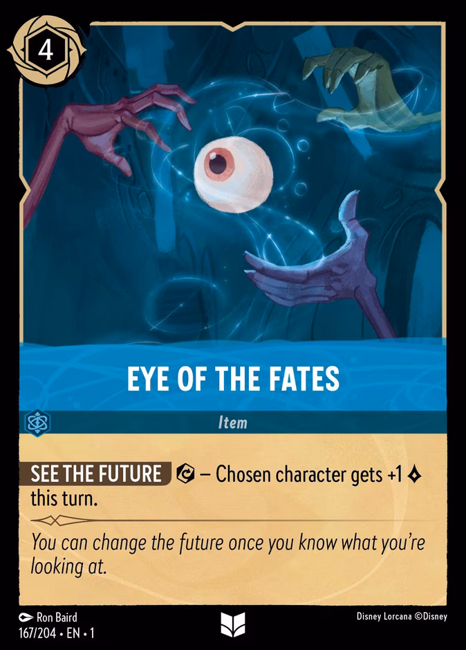 Eye of the Fates Lorcana card (167/204, The First Chapter)