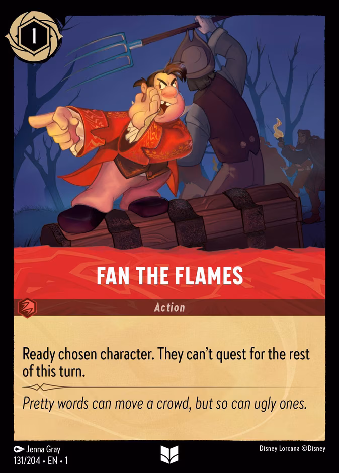 Fan the Flames Lorcana card (131/204, The First Chapter)