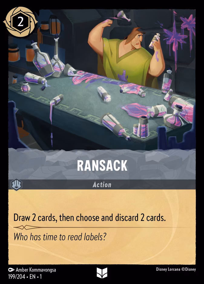 Ransack Lorcana card (199/204, The First Chapter)