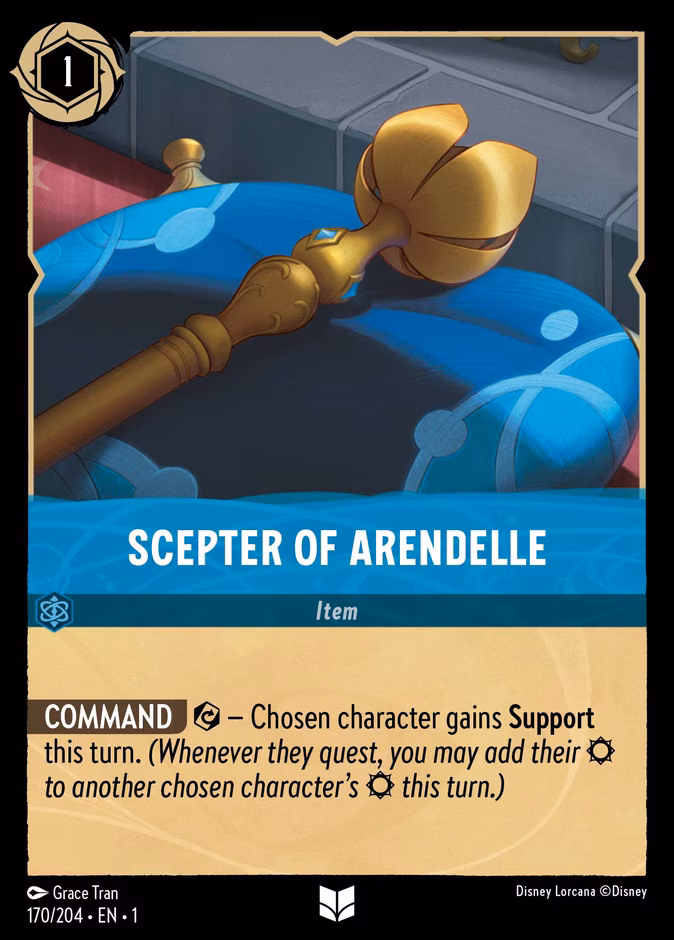 Scepter of Arendelle Lorcana card (170/204, The First Chapter)