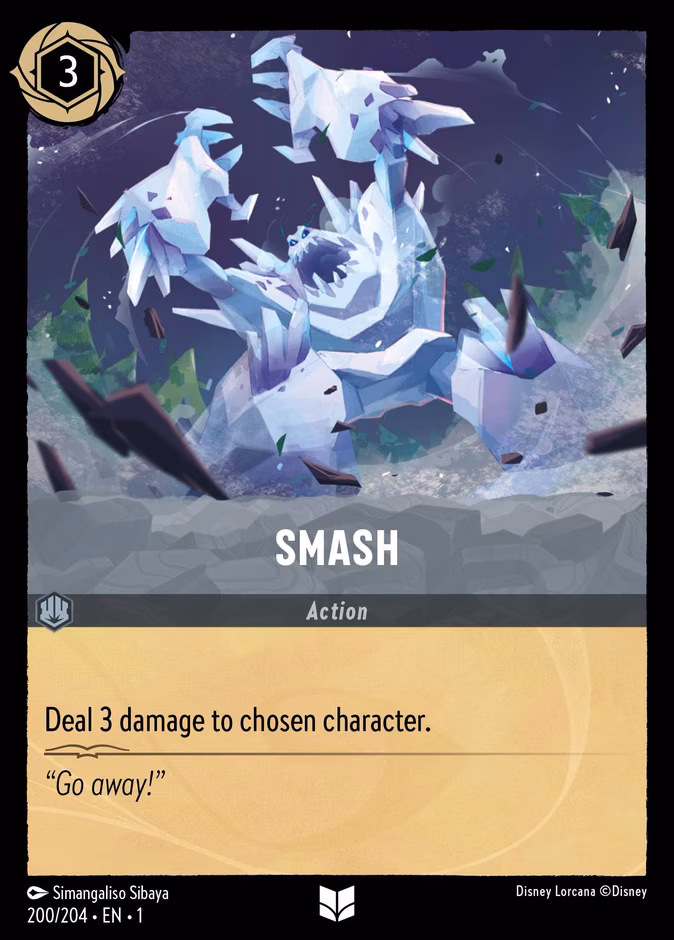 Smash Lorcana card (200/204, The First Chapter)