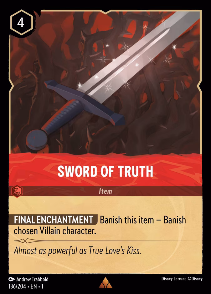 Sword of Truth Lorcana card (136/204, The First Chapter)