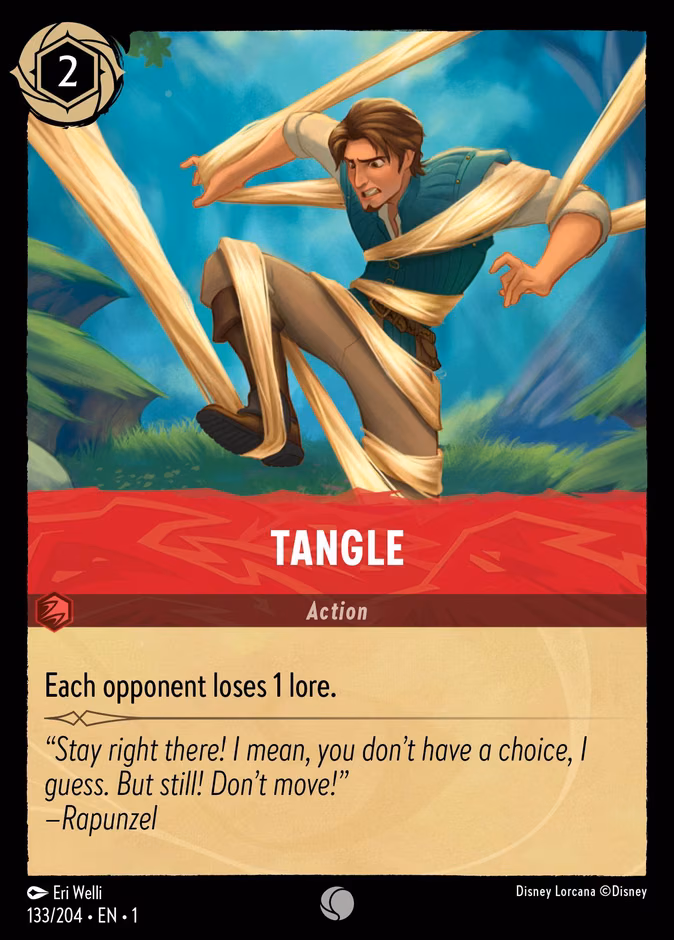 Tangle Lorcana card (133/204, The First Chapter)