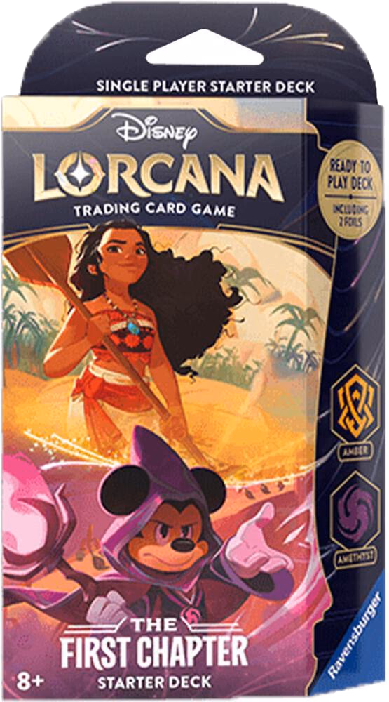Disney Lorcana The First Chapter Starter Deck (Amber & Amethyst)