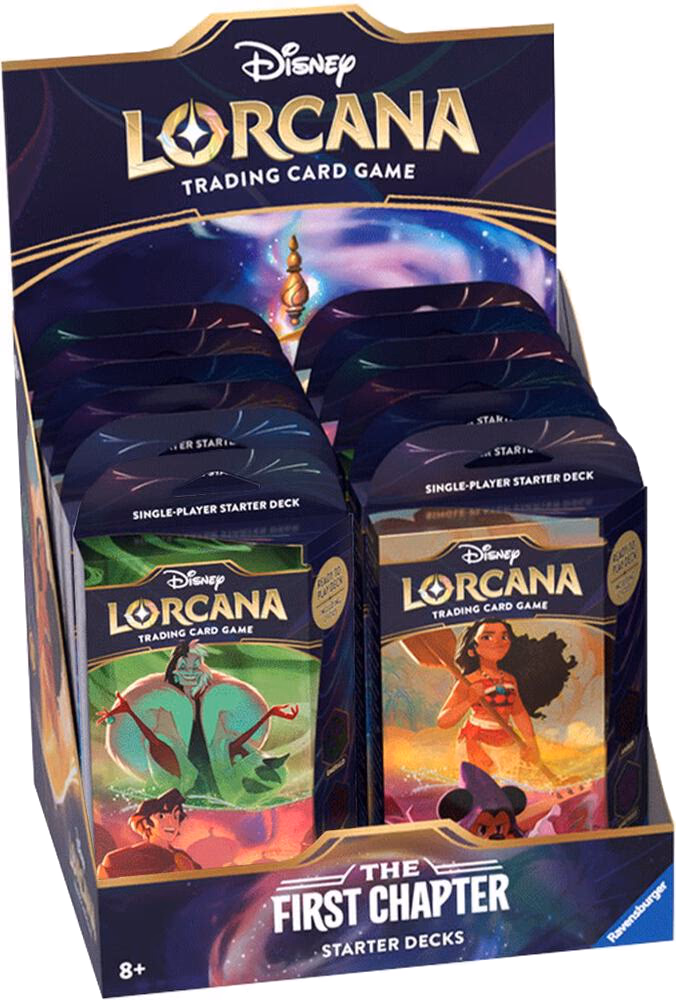 Disney Lorcana The First Chapter Starter Deck Display