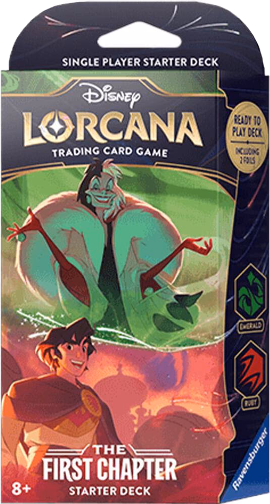 Disney Lorcana The First Chapter Starter Deck (Emerald & Ruby)