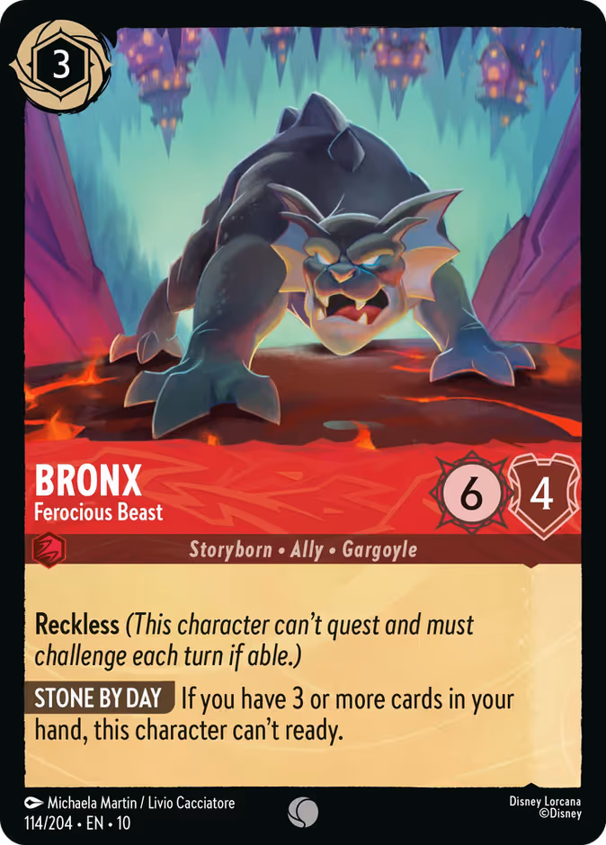 Bronx - Ferocious Beast Lorcana card (114/204, Whispers in the Well)