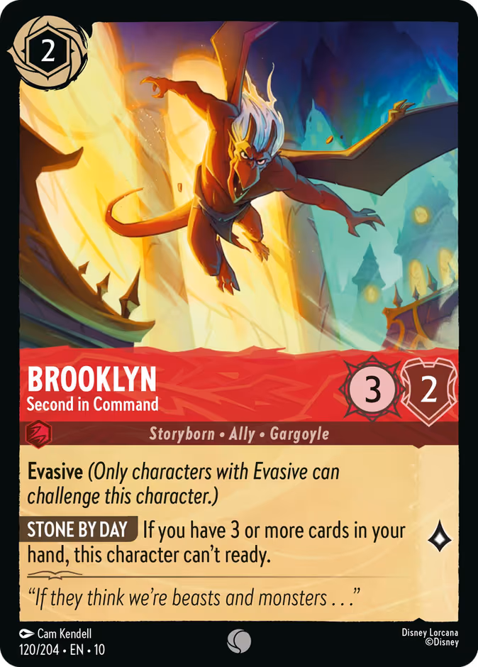 Brooklyn - Second in Command Lorcana card (120/204, Whispers in the Well)