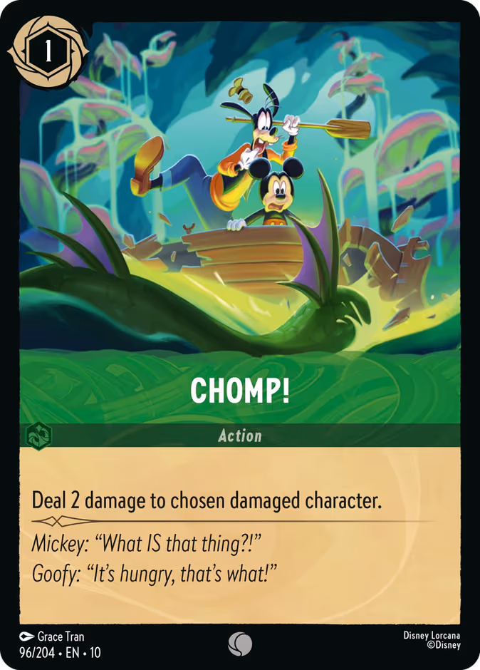 Chomp! Lorcana card (96/204, Whispers in the Well)