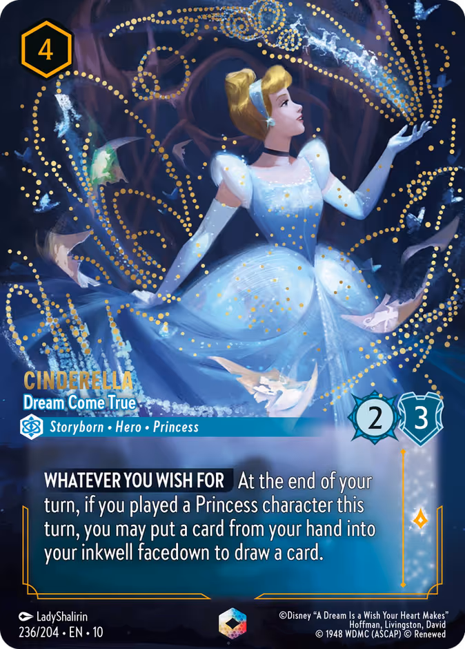 Cinderella - Dream Come True Lorcana card (236/204)