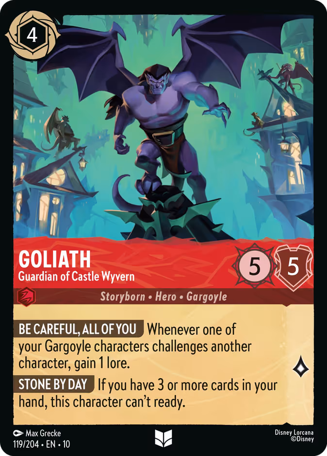 Goliath - Guardian of Castle Wyvern Lorcana card (119/204, Whispers in the Well)