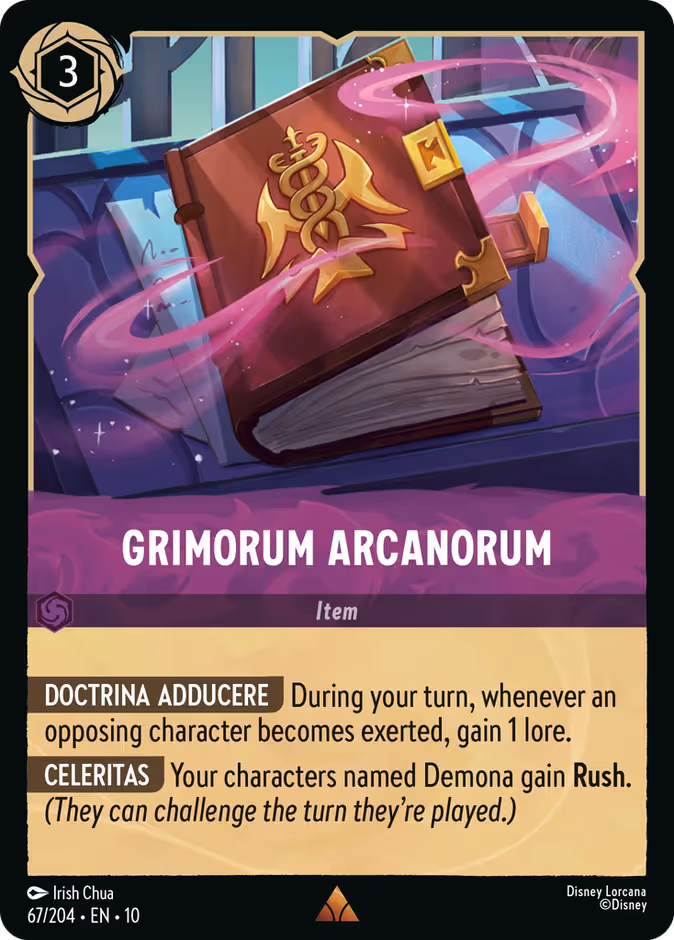 Grimorum Arcanorum Lorcana card (67/204, Whispers in the Well)