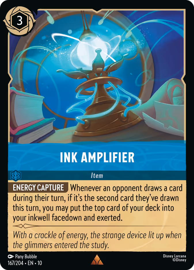 Ink Amplifier Lorcana card (167/204, Whispers in the Well)
