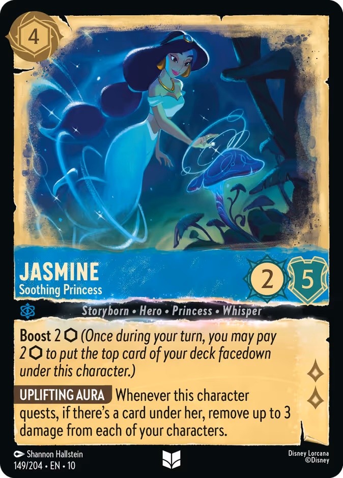 Jasmine - Soothing Princess Lorcana card (149/204, Whispers in the Well)