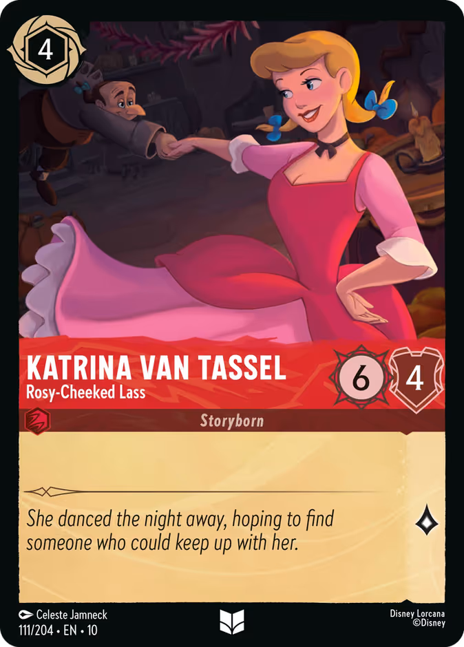 Katrina Van Tassel - Rosy-Cheeked Lass Lorcana card (111/204, Whispers in the Well)