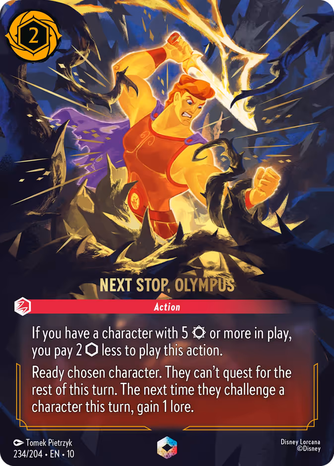 Next Stop, Olympus Lorcana card (234/204, Whispers in the Well)
