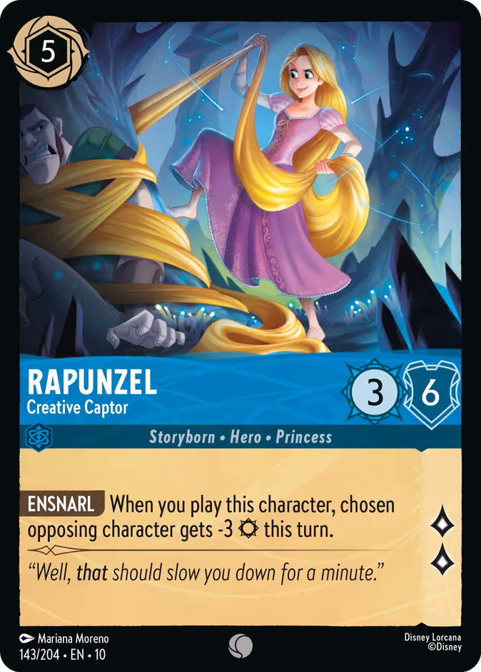 Rapunzel - Creative Captor Lorcana card (143/204, Whispers in the Well)