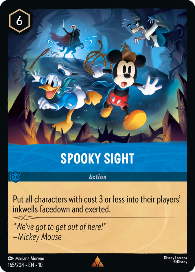 Spooky Sight Lorcana card (165/204, Whispers in the Well)