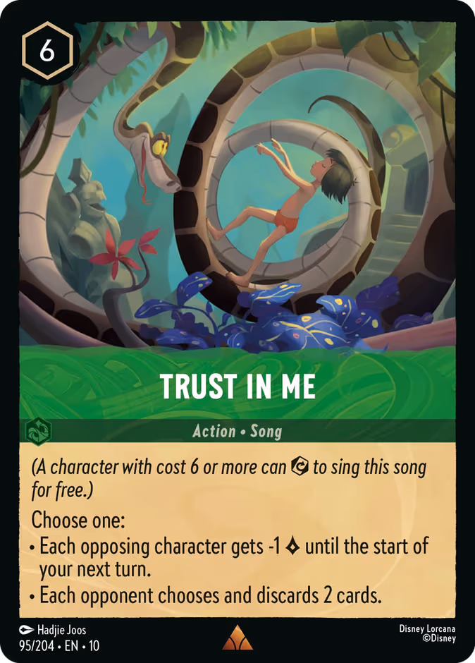 Trust In Me Lorcana card (95/204, Whispers in the Well)