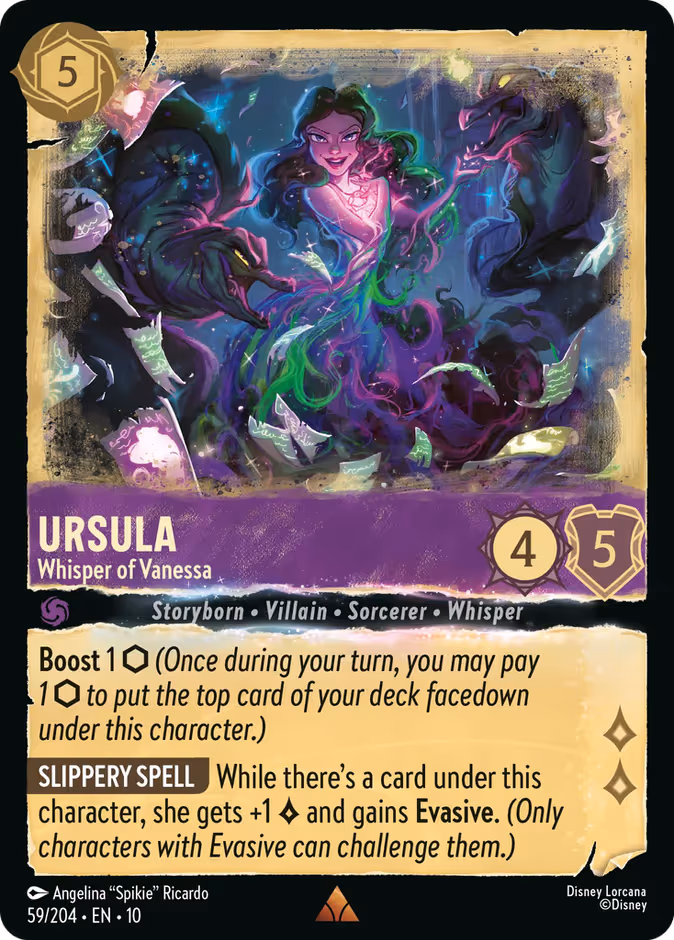 Ursula - Whisper of Vanessa Lorcana card (59/204, Whispers in the Well)
