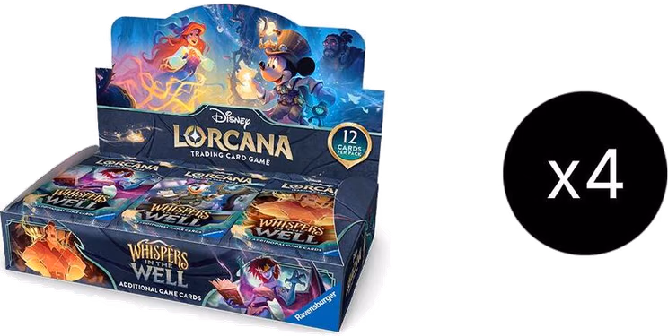 Disney Lorcana Whispers in the Well Booster Box Case