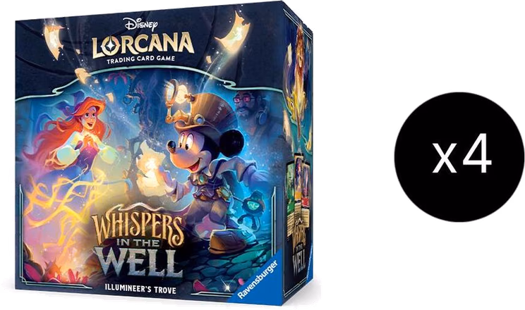 Disney Lorcana Whispers in the Well Illumineer's Trove Case