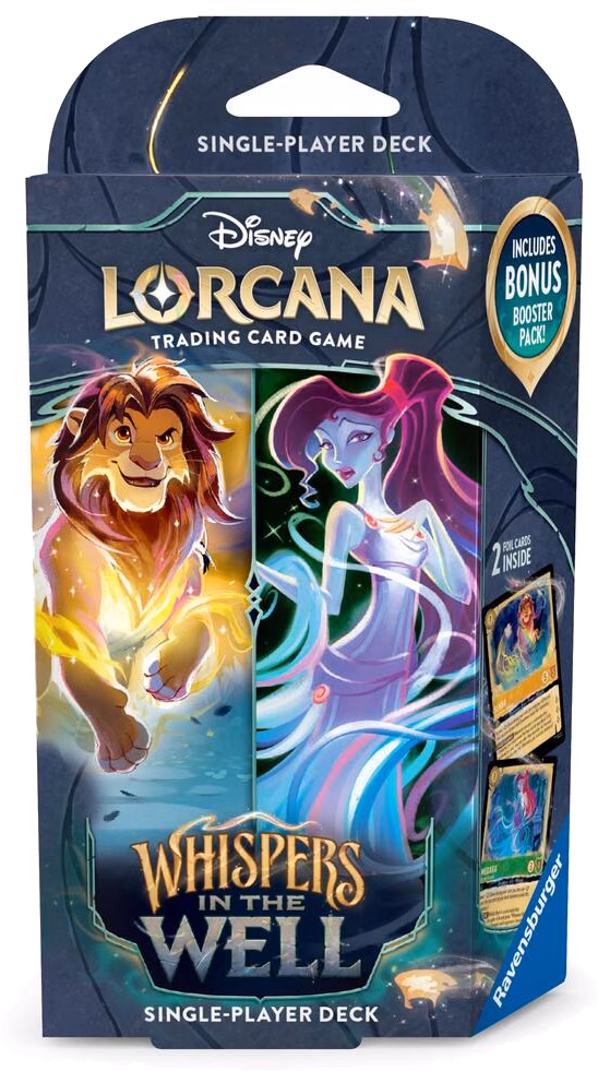Disney Lorcana Whispers in the Well Starter Deck (Amber & Emerald)