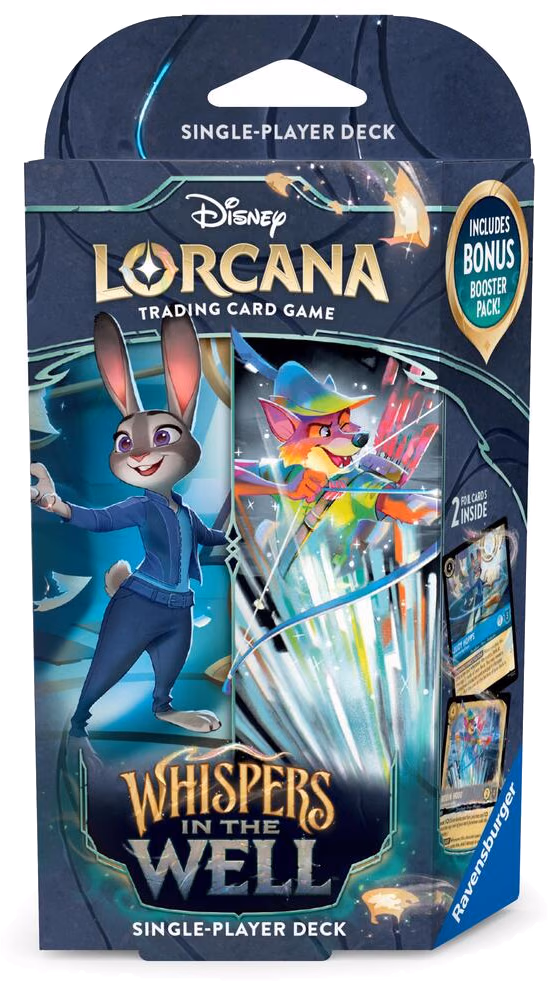 Disney Lorcana Whispers in the Well Starter Deck (Sapphire & Steel)