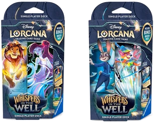 Disney Lorcana Whispers in the Well Starter Deck [Set of 2]