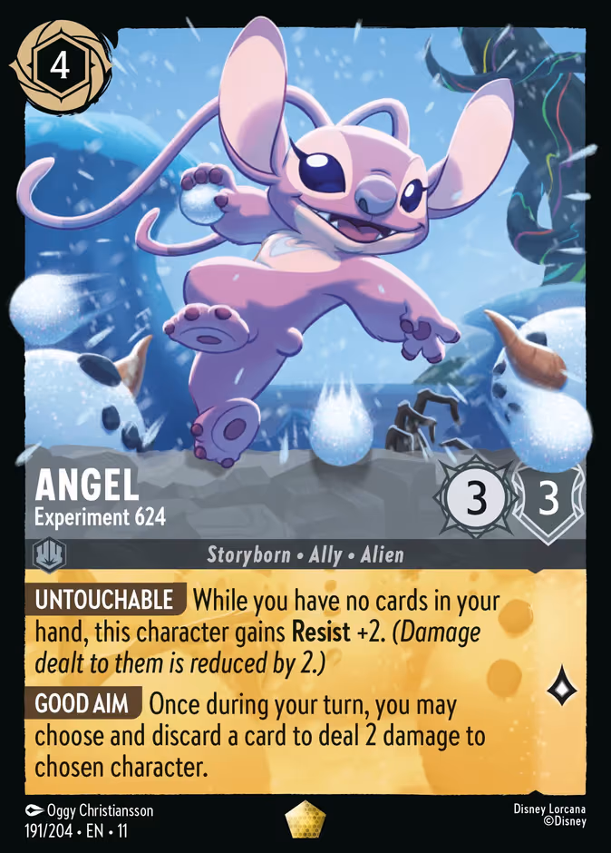 Angel - Experiment 624 Lorcana card (191/204, Winterspell)