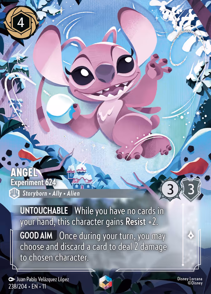 Angel - Experiment 624 Lorcana card (238/204)