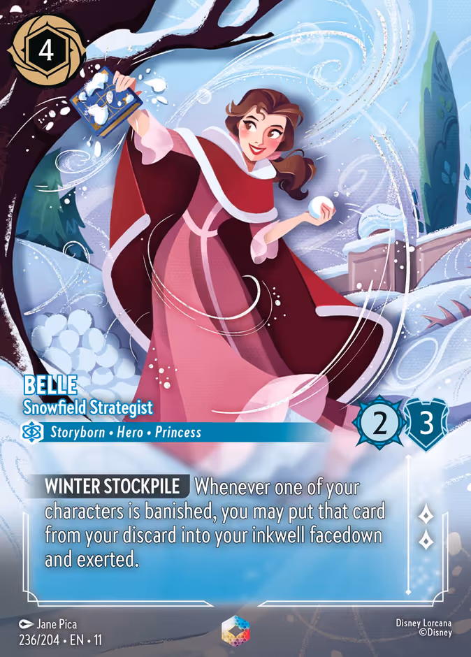 Belle - Snowfield Strategist Lorcana card (236/204)