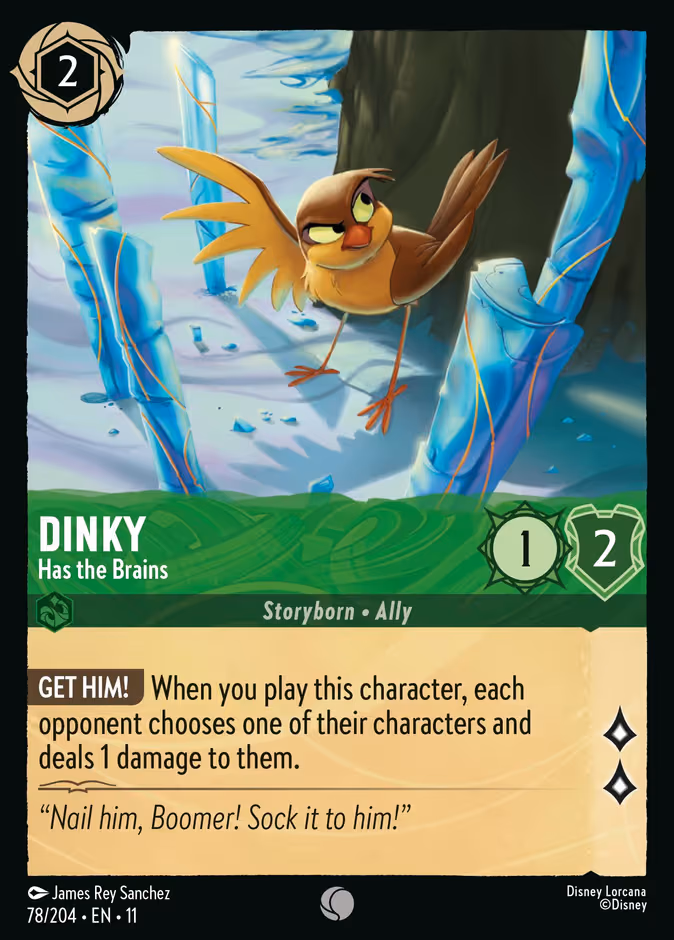 Dinky - Has the Brains Lorcana card (78/204, Winterspell)