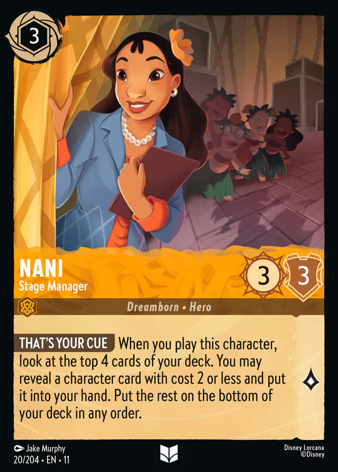 Nani - Stage Manager Lorcana card (20/204, Winterspell)