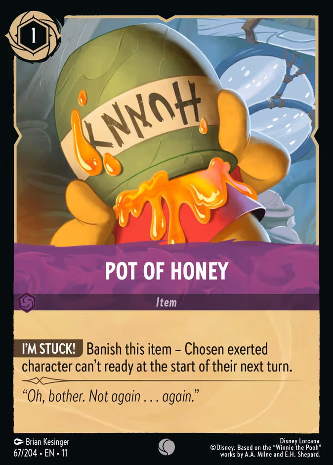 Pot of Honey Lorcana card (67/204, Winterspell)