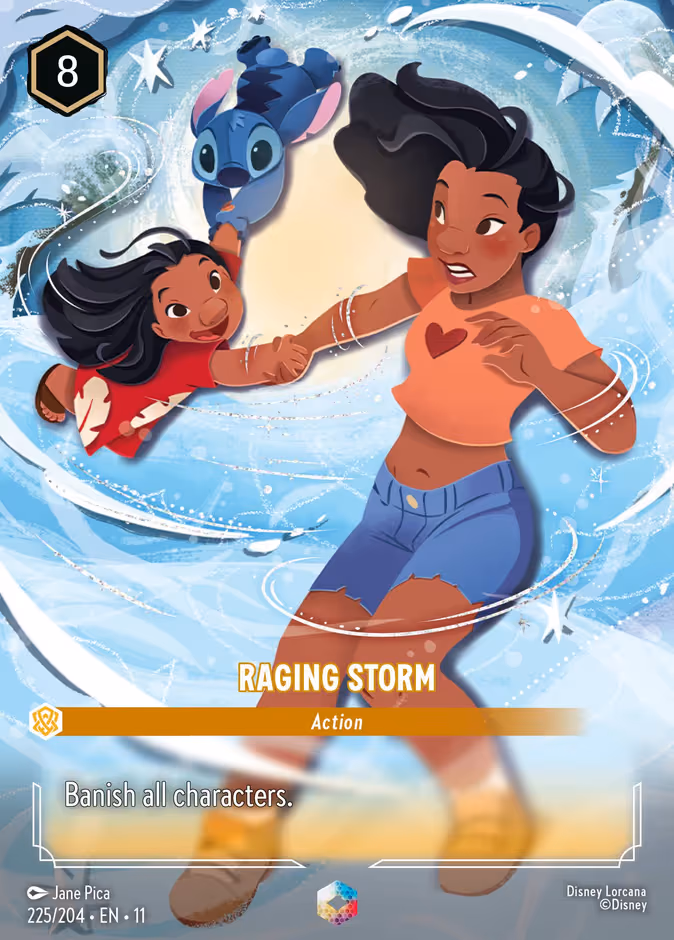 Raging Storm Lorcana card (225/204, Winterspell)