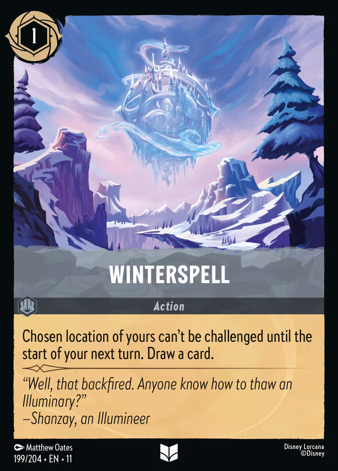 Winterspell Lorcana card (199/204, Winterspell)