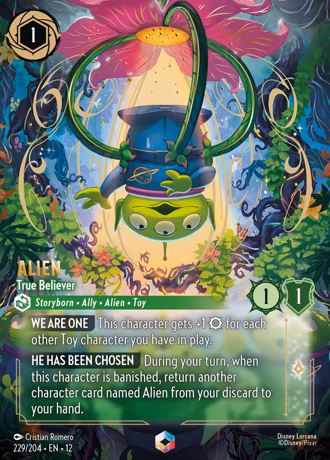 Alien - True Believer Lorcana card (229/204)