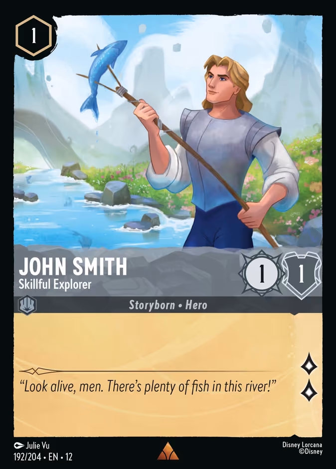 John Smith - Skillful Explorer Lorcana card (192/204, Wilds Unknown)