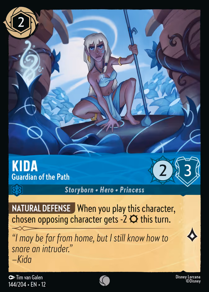 Kida - Guardian of the Path Lorcana card (144/204, Wilds Unknown)