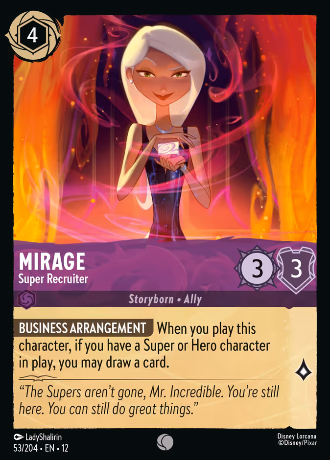 Mirage - Super Recruiter Lorcana card (53/204, Wilds Unknown)