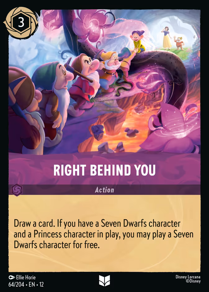 Right Behind You Lorcana card (64/204, Wilds Unknown)