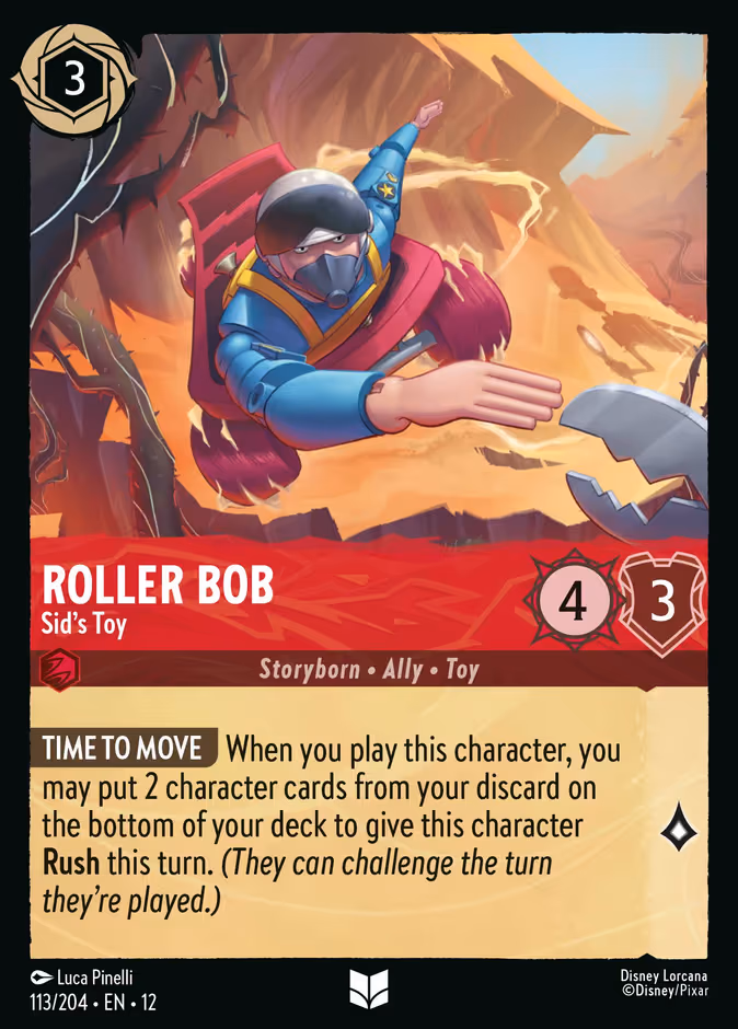 Roller Bob - Sid's Toy Lorcana card (113/204, Wilds Unknown)