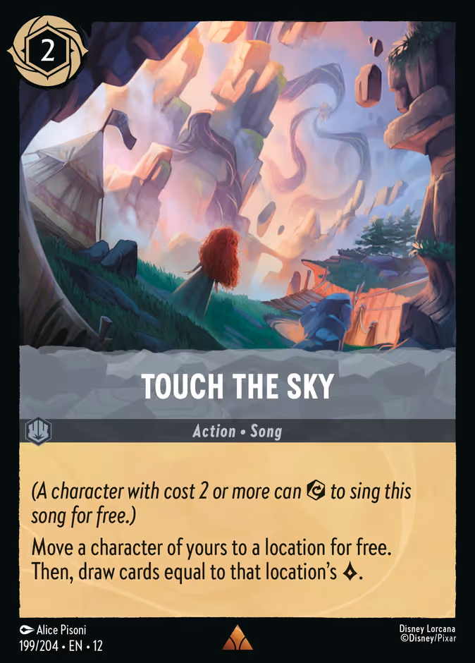 Touch the Sky Lorcana card (199/204, Wilds Unknown)