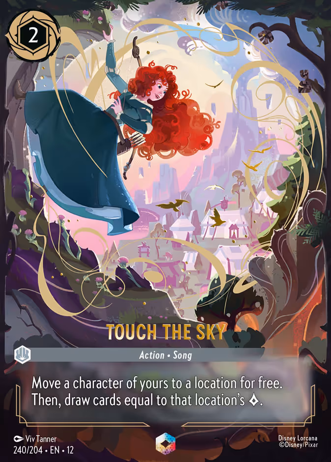 Touch the Sky Lorcana card (240/204, Wilds Unknown)