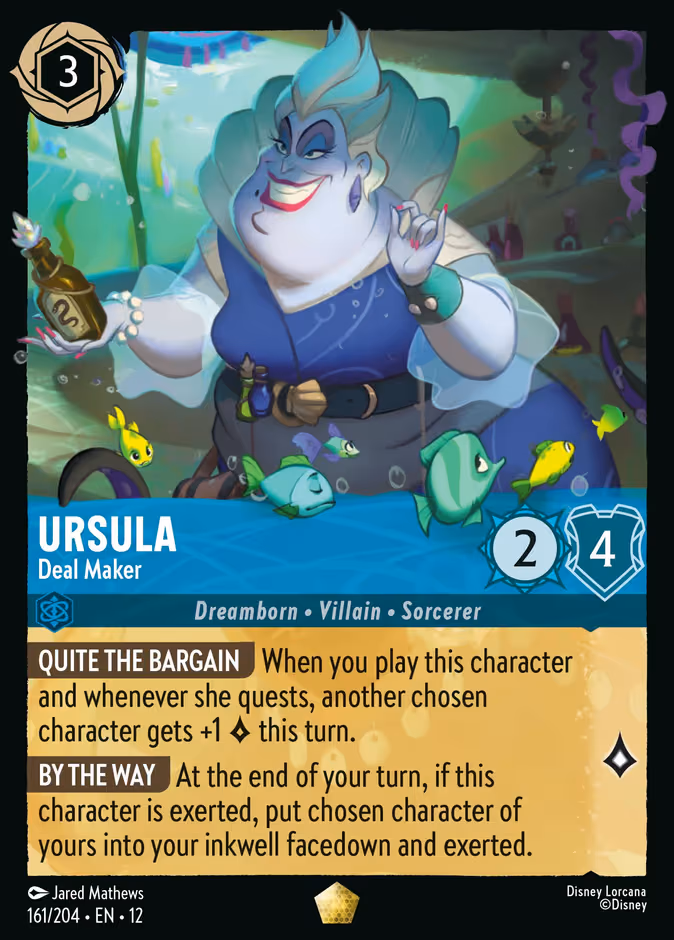 Ursula - Deal Maker Lorcana card (161/204, Wilds Unknown)