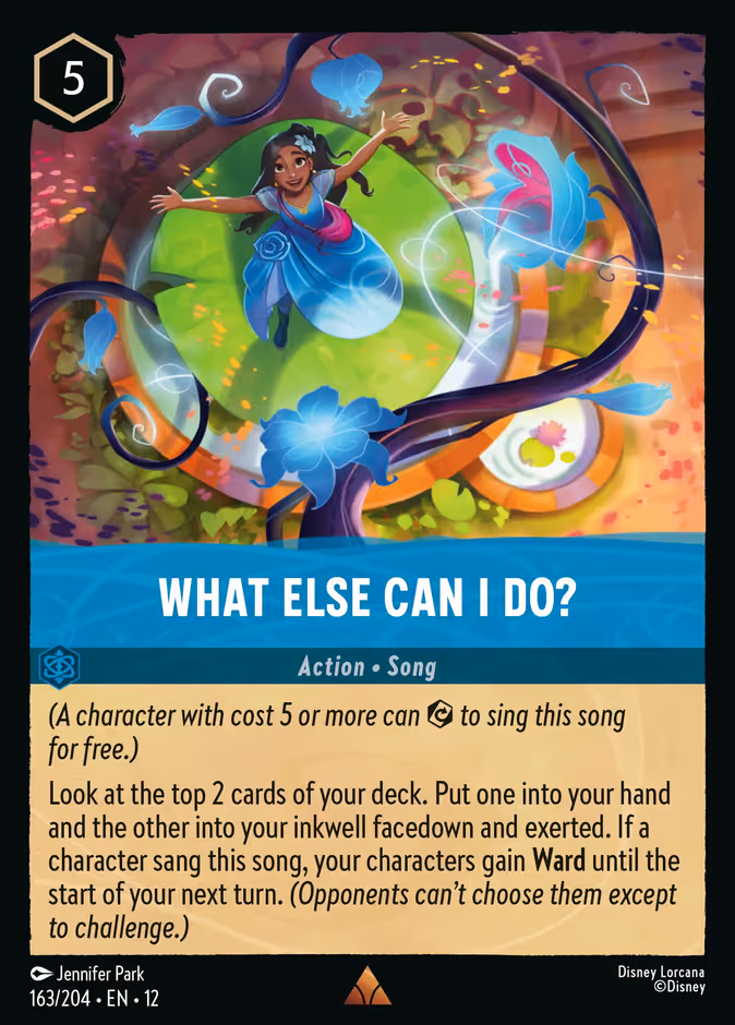 What Else Can I Do? Lorcana card (163/204, Wilds Unknown)