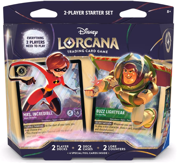 Disney Lorcana Wilds Unknown 2-Player Starter Set
