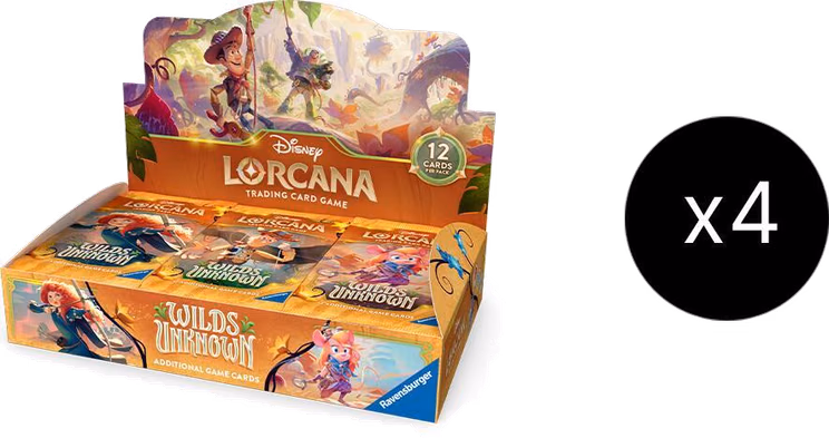 Disney Lorcana Wilds Unknown Booster Box Case